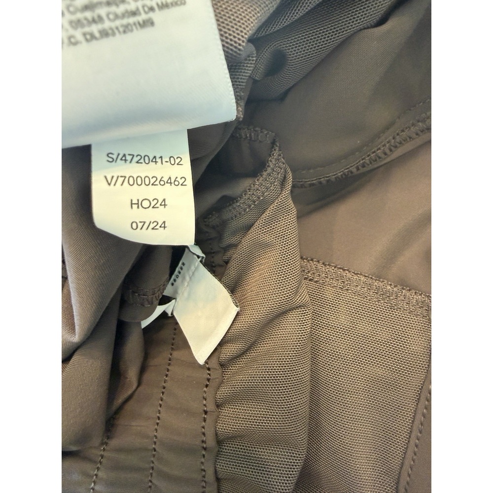 Athleta Truffle Brown High Rise Wide Leg Pleated Pinnacle Trouser Pants Size 14 - Picture 9 of 9